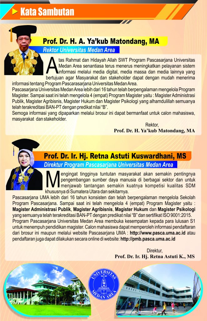 Penerimaan Mahasiswa Baru Tahun Ajaran 2017 2018 Pascasarjana Universitas Medan Area Program Pascasarjana Terbaik Di Sumatera Utara