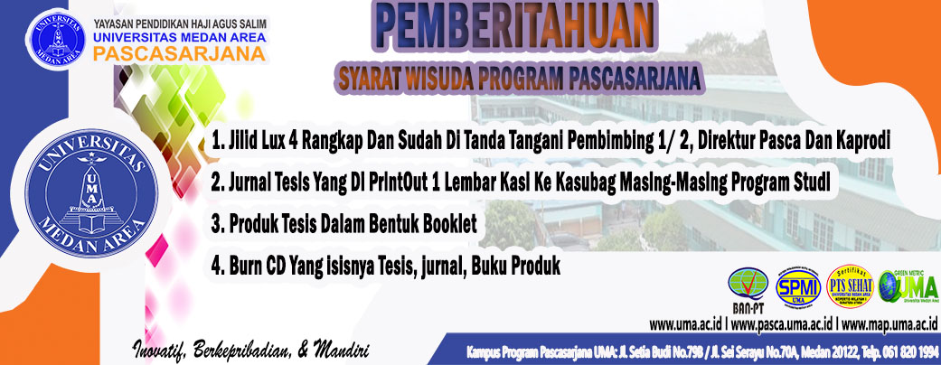 Program Pascasarjana Universitas Medan Area