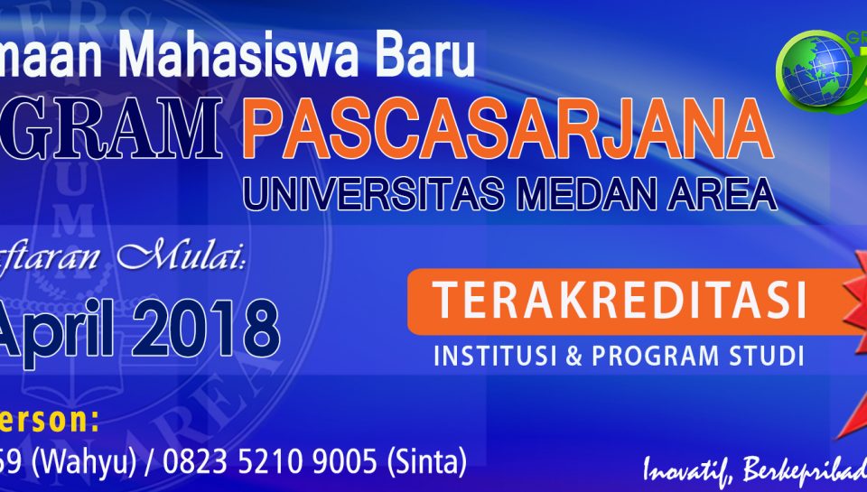 Banner - Penerimaan Mahasiswa Baru 2018