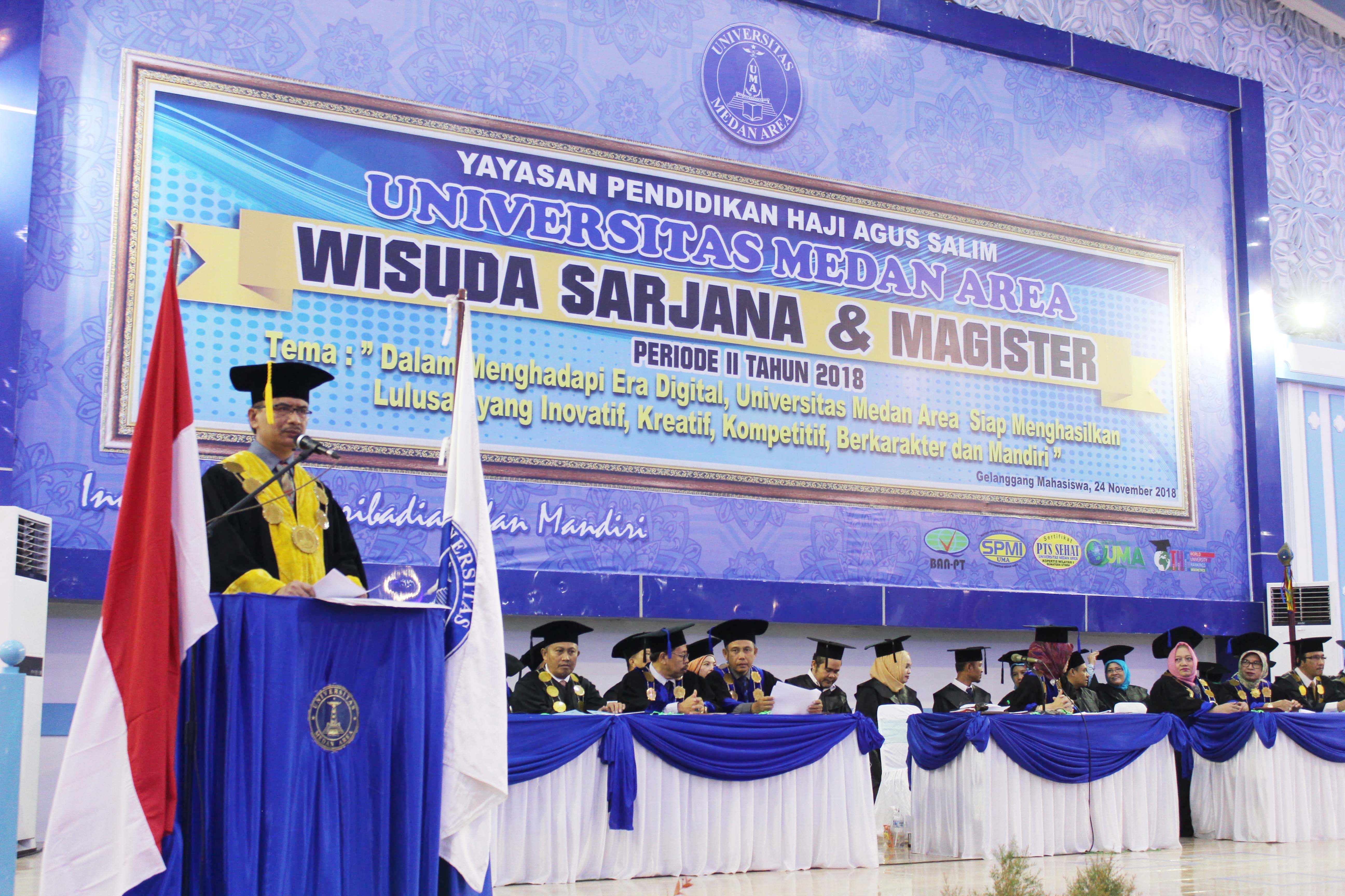 Universitas Medan Area Gelar Upacara Wisuda Program Sarjana Dan ...