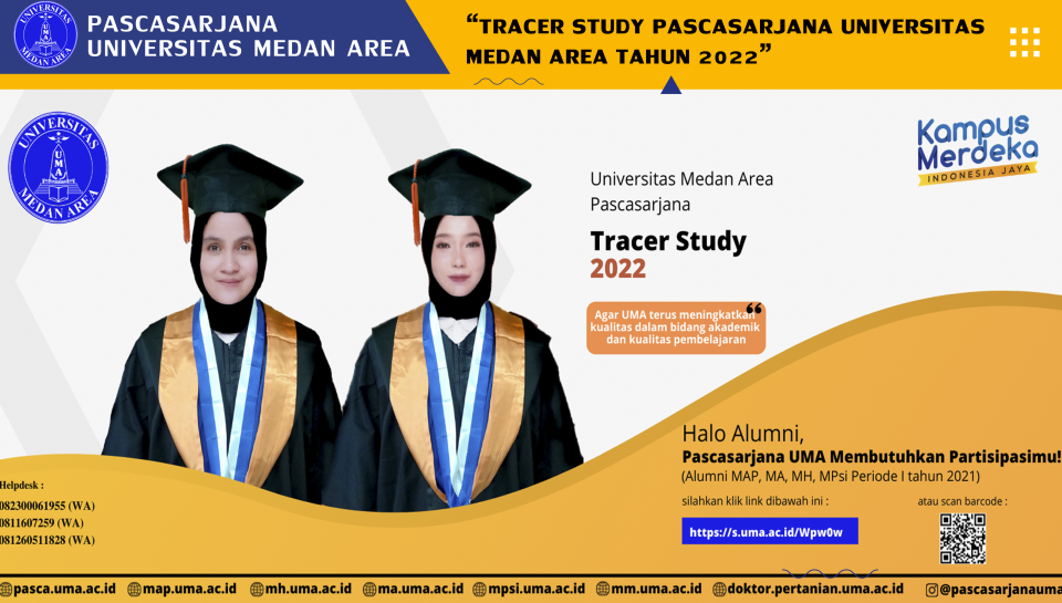 TRACER STUDY PASCASARJANA UNIVERSITAS MEDAN AREA TAHUN 2022