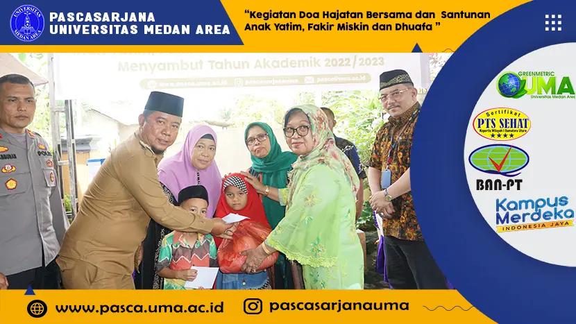 Kegiatan Doa Hajatan Bersama dan Santunan Anak Yatim, Fakir Miskin dan Dhuafa