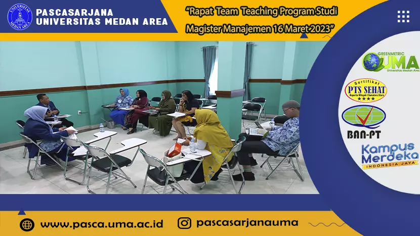 Rapat Team Teaching Program Studi Magister Manajemen Semester Genap Tahun Akademik 2022/2023