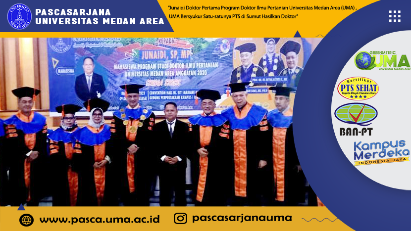 Junaidi Doktor Pertama Program Doktor Ilmu Pertanian Universitas Medan ...