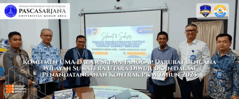 Komitmen UMA Dalam Skema Tanggap Darurat Bencana Wilayah Sumatera Utara